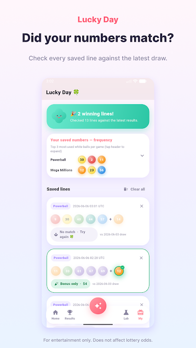 Lotto AI Insight screenshot